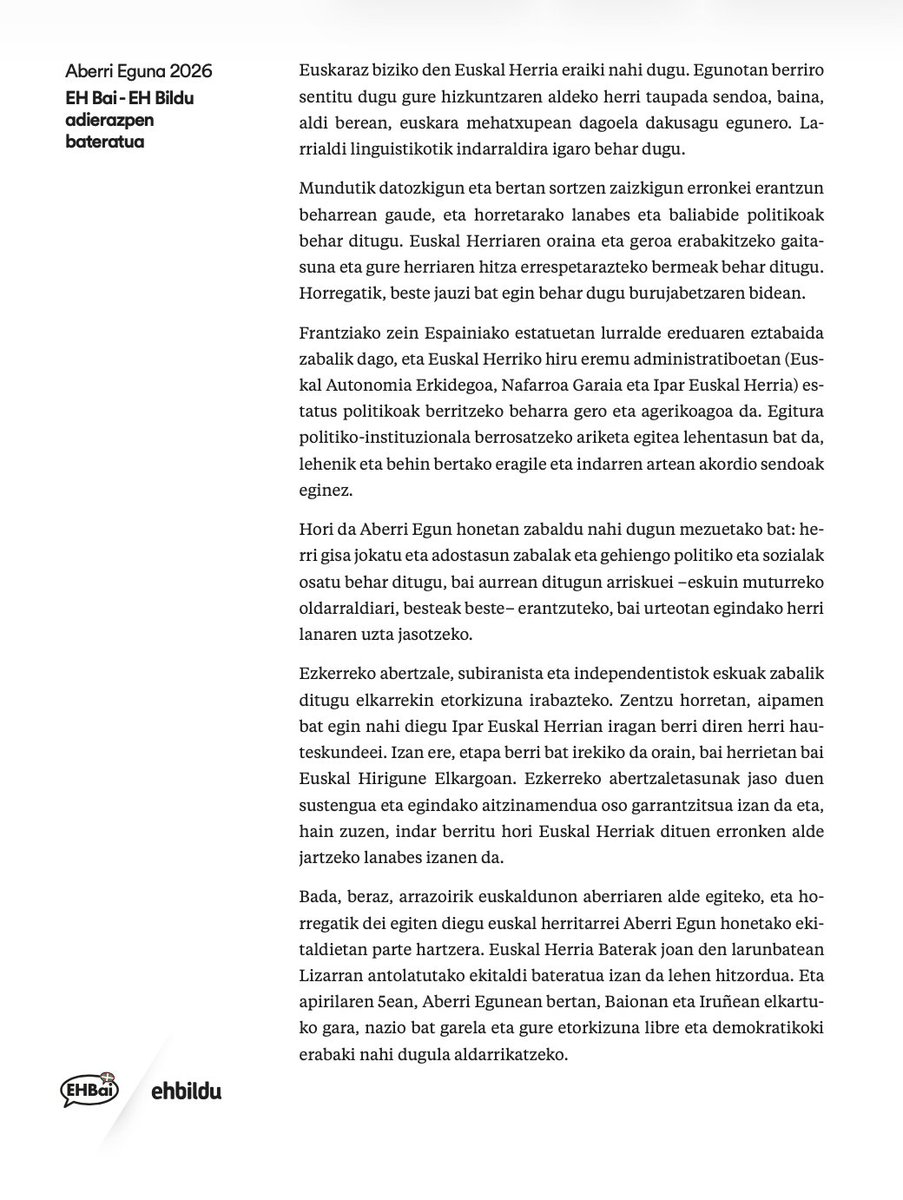 EH Bildu tweet media