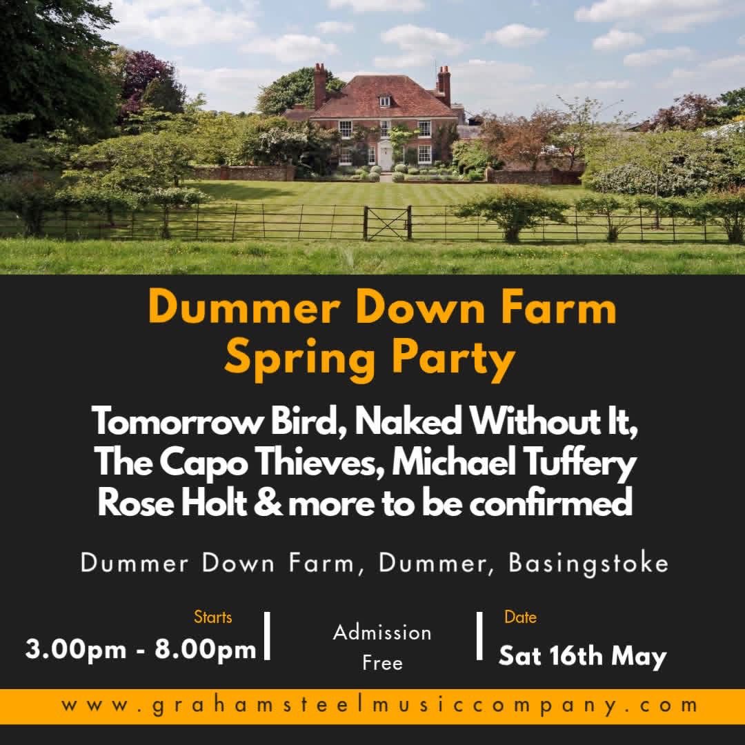 martindkennedy's tweet photo. Looking forward to @nwiband playing at @dummerdownfarm on 16th May; should be a great day π€π»πΈ
#nakedwithoutit #dummerdownfarm #acousticmusic #guitarist https://t.co/2m6ZGifkDE