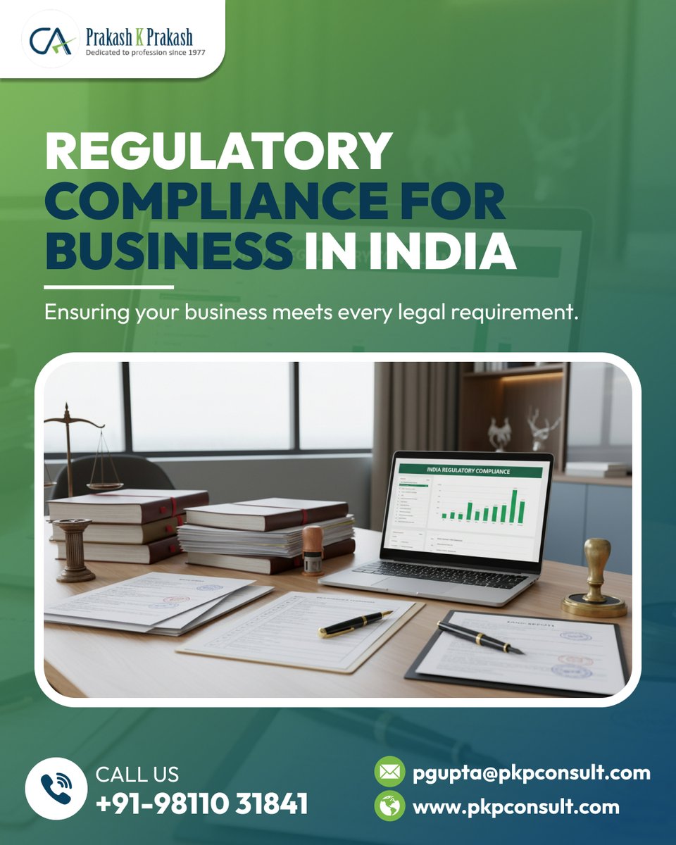 pkpconsult_'s tweet photo. π’ Regulatory Compliance for Business in India
π+91-98110 31841
βοΈ pgupta@pkpconsult.com
π https://t.co/g8IQfdhFk9
#RegulatoryCompliance #BusinessInIndia #LegalCompliance #IndiaBusiness #ComplianceSolutions #BusinessGrowth #LegalRequirements #CorporateCompliance #PKPConsult https://t.co/zrPq6aFRJf