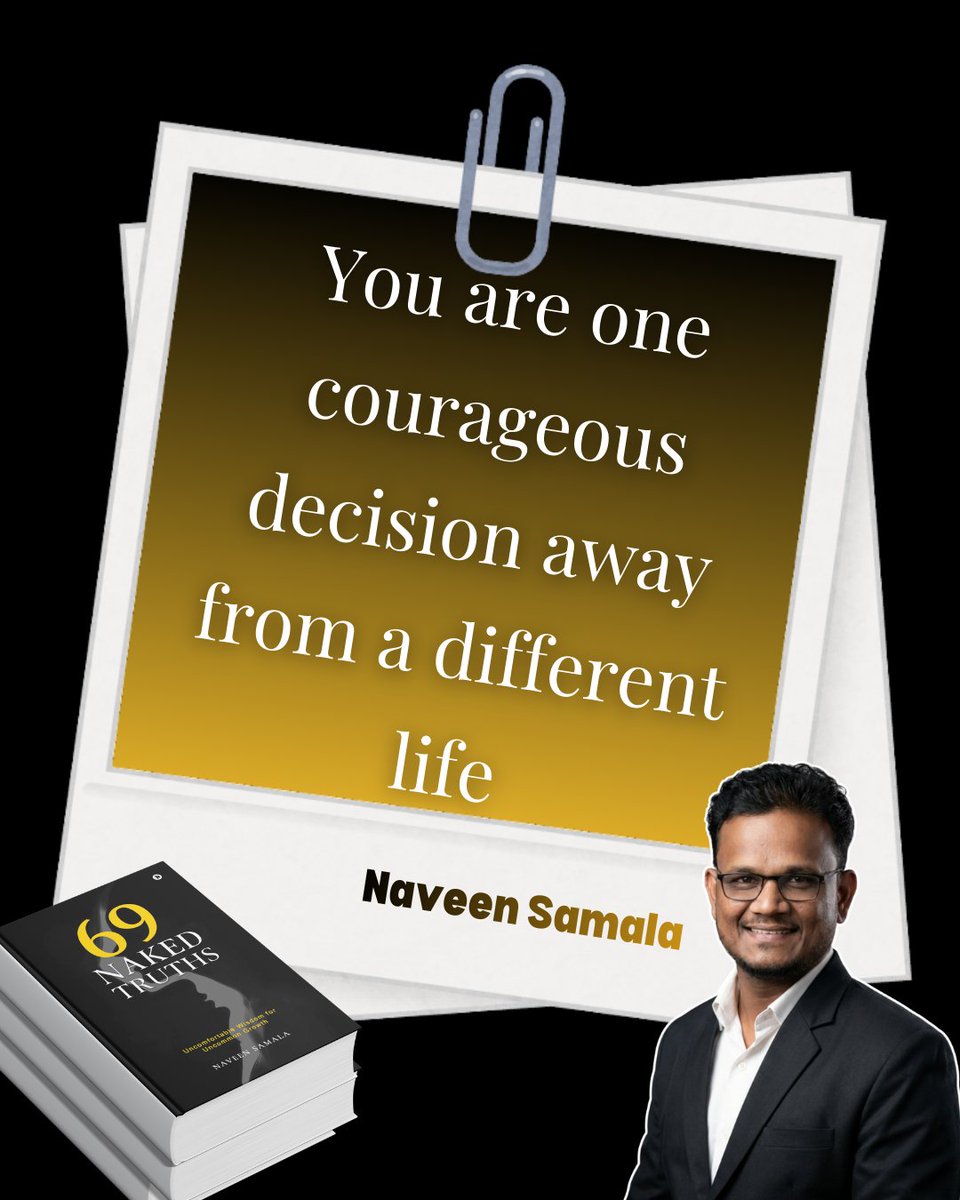 Naveen Samala | Author "69 Naked Truths" tweet media