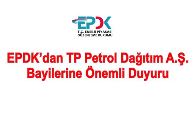 Tabgis's tweet photo. EPDK'dan TP Petrol Dağıtım A.Ş. Bayilerine Önemli Duyuru

https://t.co/r4xwb5oc97 https://t.co/BW4xisjQ4M