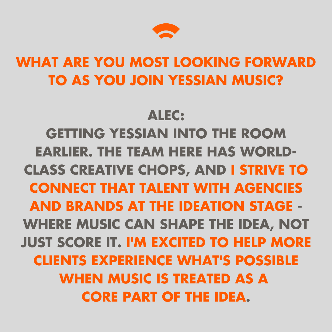 yessianmusic's tweet image. Meet our Director of Agency and Brand Partnerships, Alec! 🙌

Alec has spent time deep in the world of #artistdevelopment, produced for #tvadvertising and supervised work with #brands around the world. We are psyched to expand our agency and brand reach with him.🤝

#meettheteam