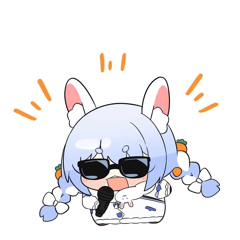 兎田ぺこら 「#ぺこらーと」|トゥーミのイラスト