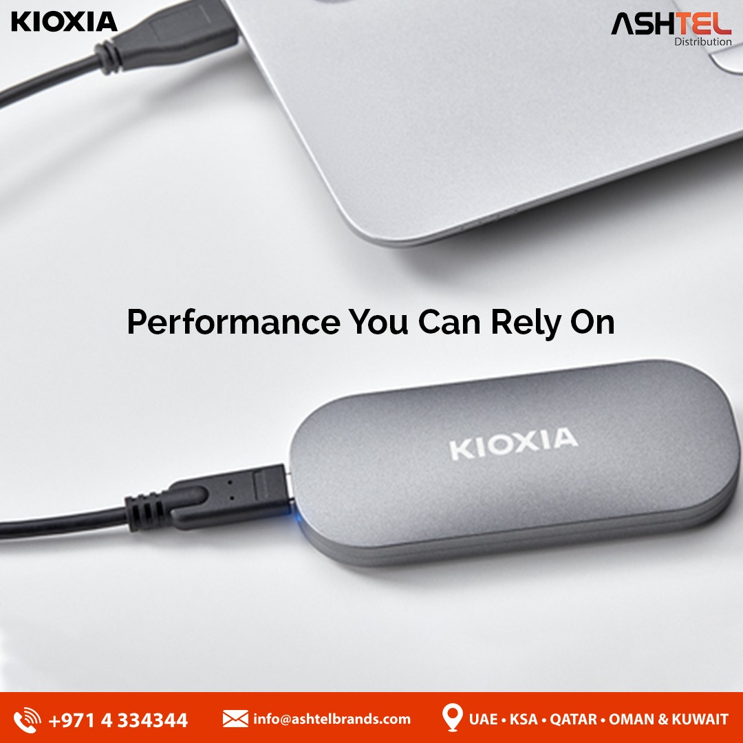 Ashtel_Brands's tweet image. KIOXIA SSDs deliver fast, stable, and efficient storage performance for everyday computing and professional applications. Designed with advanced flash technology, they enhance system responsiveness and reliability.

#KIOXIA #KioxiaSSD #SolidStateDrive #HighPerformanceStorage