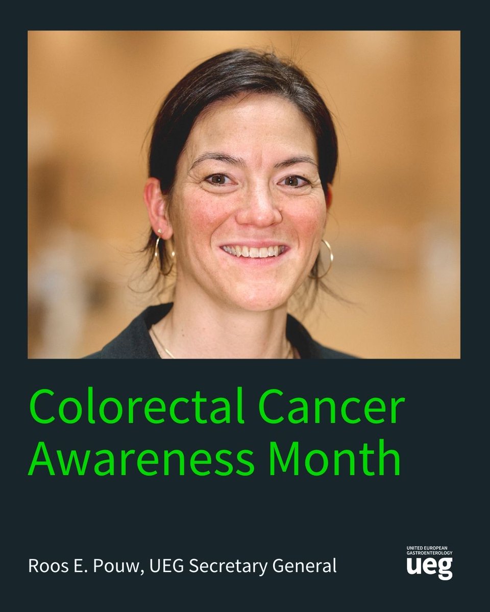 my_ueg's tweet image. As #CRC Month ends, we emphasize the importance of high-quality, population-based screening. 
🗨️ 'UEG remains committed to advancing prevention policies &amp;amp; ensuring equitable access to screening across Europe.' Roos Pouw, UEG Secretary General

Learn more: ueg.eu/p/78