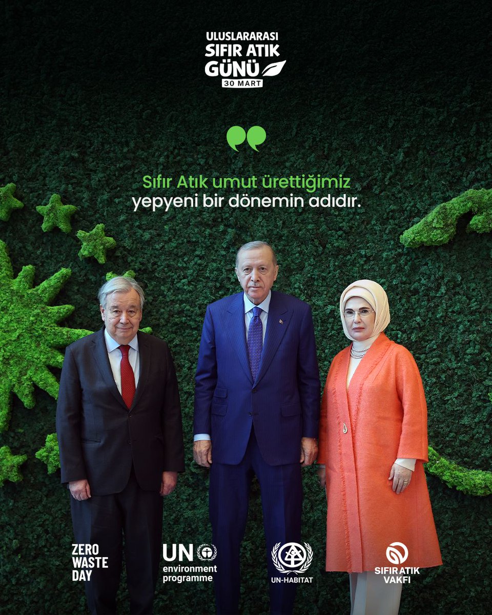 AKKadinBigadic's tweet photo. Sayın Emine Erdoğan Hanımefendi'nin öncülüğünde,ulusal bir çevre politikasından küresel bir farkındalık hareketine dönüşen Sıfır Atık vizyonu; sürdürülebilir kalkınma anlayışının en somut ve güçlü tezahürlerinden biridir.

#UluslararasıSıfırAtıkGünü'nü kutluyoruz https://t.co/TXHIvxflx2