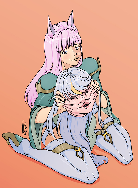 fokk3rs's tweet photo. This is a female to female party! Commissions involving women putting on women disguises! https://t.co/VEeYA849FR