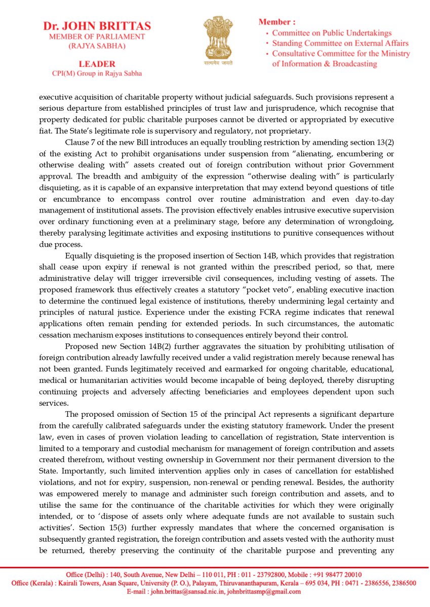 The proposed FCRA Amendment Bill 2026 is not a regulation - it is ...