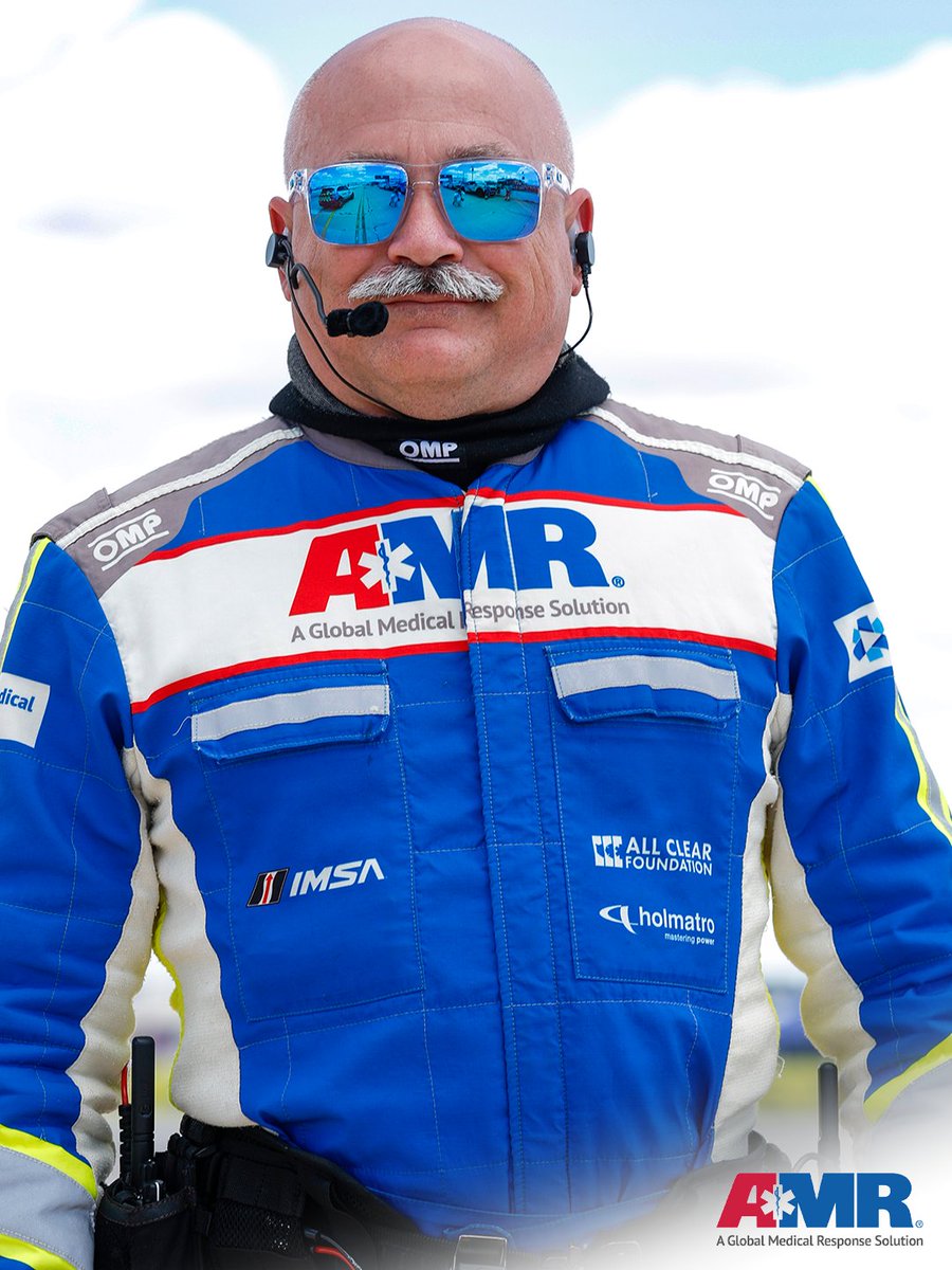 IMSA's tweet photo. Meet the expert team that responds when things go off track! Your 2026 AMR Safety Team is ready at any point throughout the race weekend to provide care at a moment’s notice!
Introducing: DJ M.
IMSA Track Services Team Member since 2000!
"I have over 30 years of experience as a career firefighter! I began my career with the Sebring Fire Department and am currently working for Palm Beach County Fire Rescue. While working at the Sebring Fire Department, I had a part-time position on the safety team at Sebring Raceway. In late 1999, when IMSA expanded its operations and added more members, I was given the opportunity to join the IMSA Safety Team!"
@AMR_Social | @sebringraceway