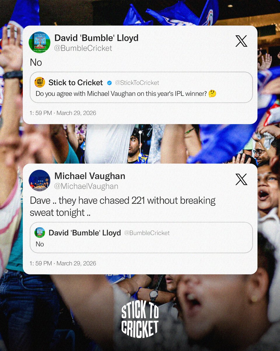 Stick to Cricket tweet media