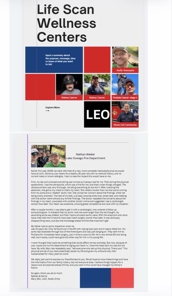 ToddJLeDuc's tweet image. An amazing @LifeScanSaves #earlydetection life saving #cardiac identified @LakeOswegoFire @LakeOswegoOR @IAFC_SHS @IAFFofficial @OregonFireChief @fireengineering @Ceo_Branding @Di_Cotter @5AlarmTaskForce @DetecTogether @ChiefRubin @DanKerrigan911 @NFFF_News @1stresponderctr