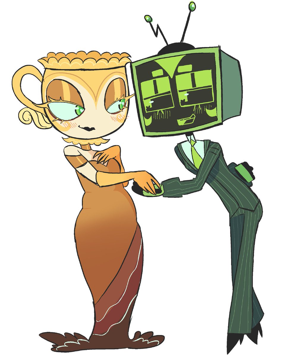 Greentea...drawing req i made for val<3 #vee #teagan #dandysworld