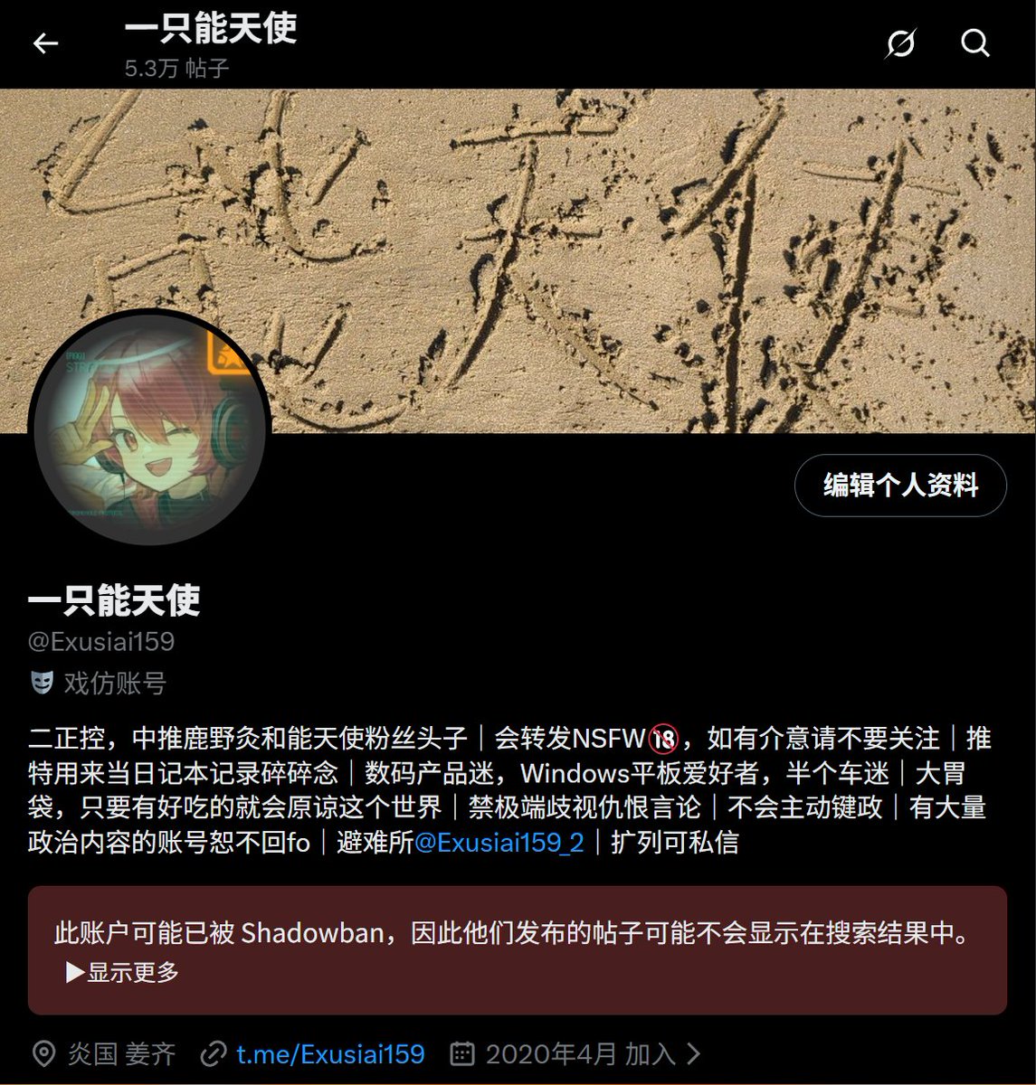 一只能天使 tweet media