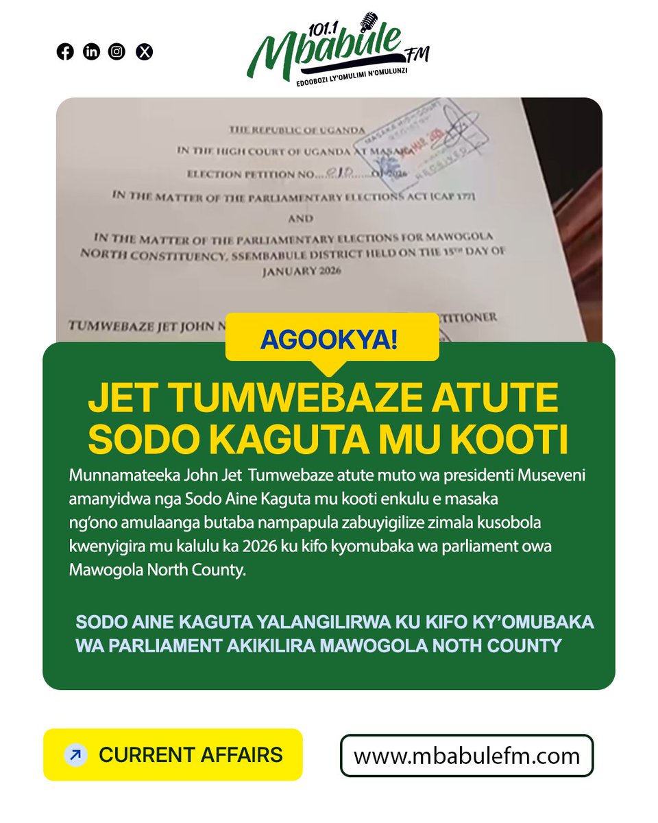 MBABULE FM 101.1 tweet media