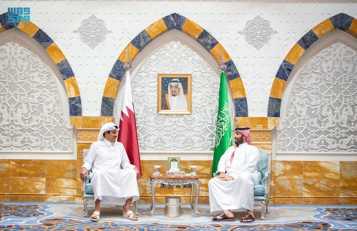 ولي العهد السعودي وأمير قطر يحذران من تصعيد الهجمات الإيرانية ويعتبرانها تهديداً لأمن الخليج