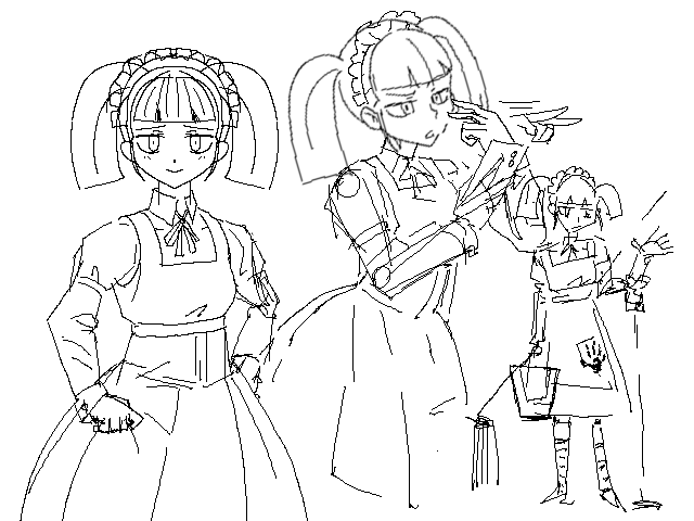 nankodoujin's tweet photo. Muugi >v< #maid #sketch https://t.co/T95kHUoCZX