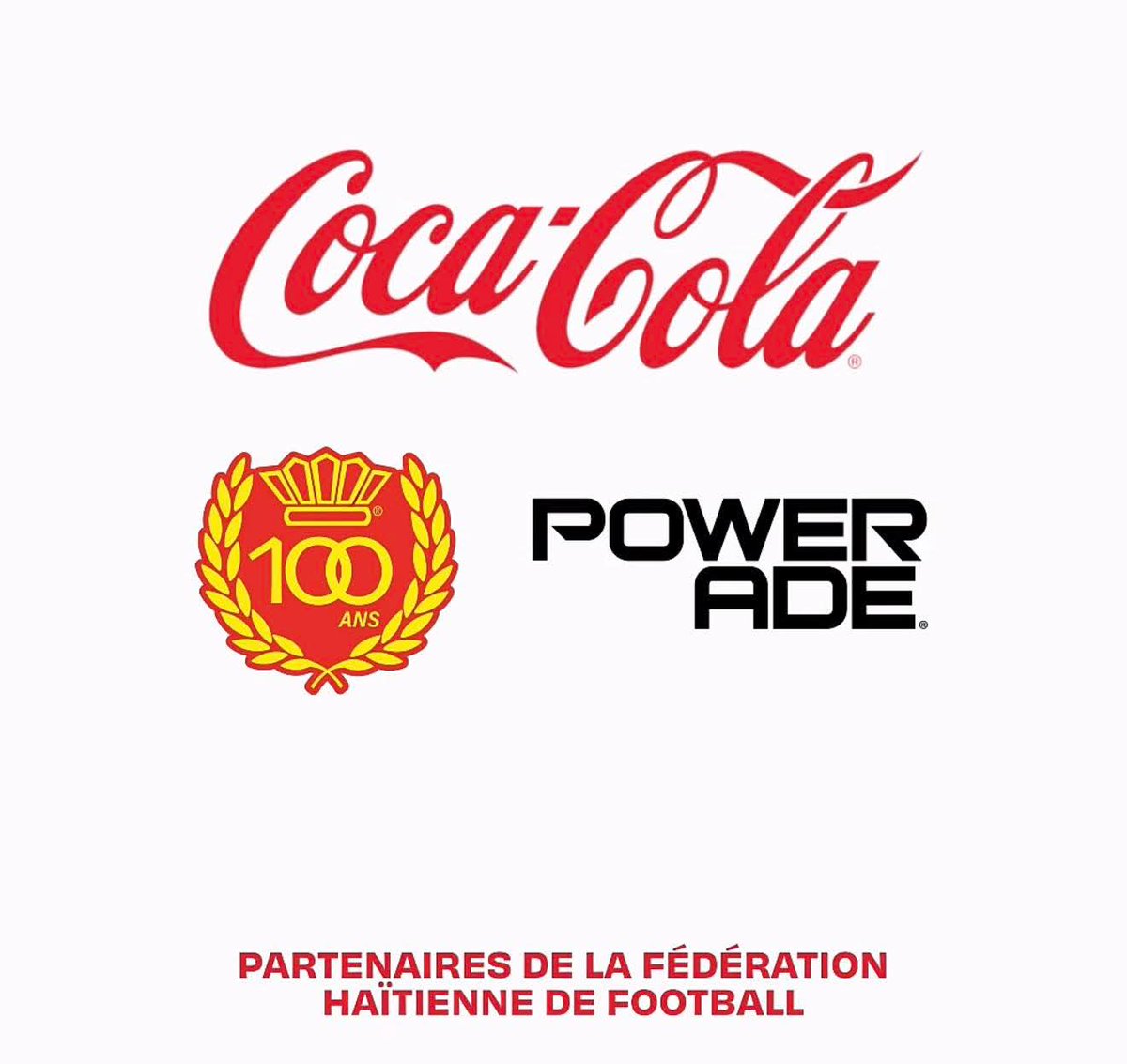 GolAyiti's tweet photo. 🚨Federasyon ayisyèn foutbòl (FHF) anonse byen bonè jodi lendi an patenarya ofisyèl yo genyen avèk Coca-Cola epi Couronne ki chwazi akonpanye seleksyon nasyonal lan ki pral gen pou jwe Koup Dimond ane sa nan Amerik Dinò a. https://t.co/BFOOklSLaO