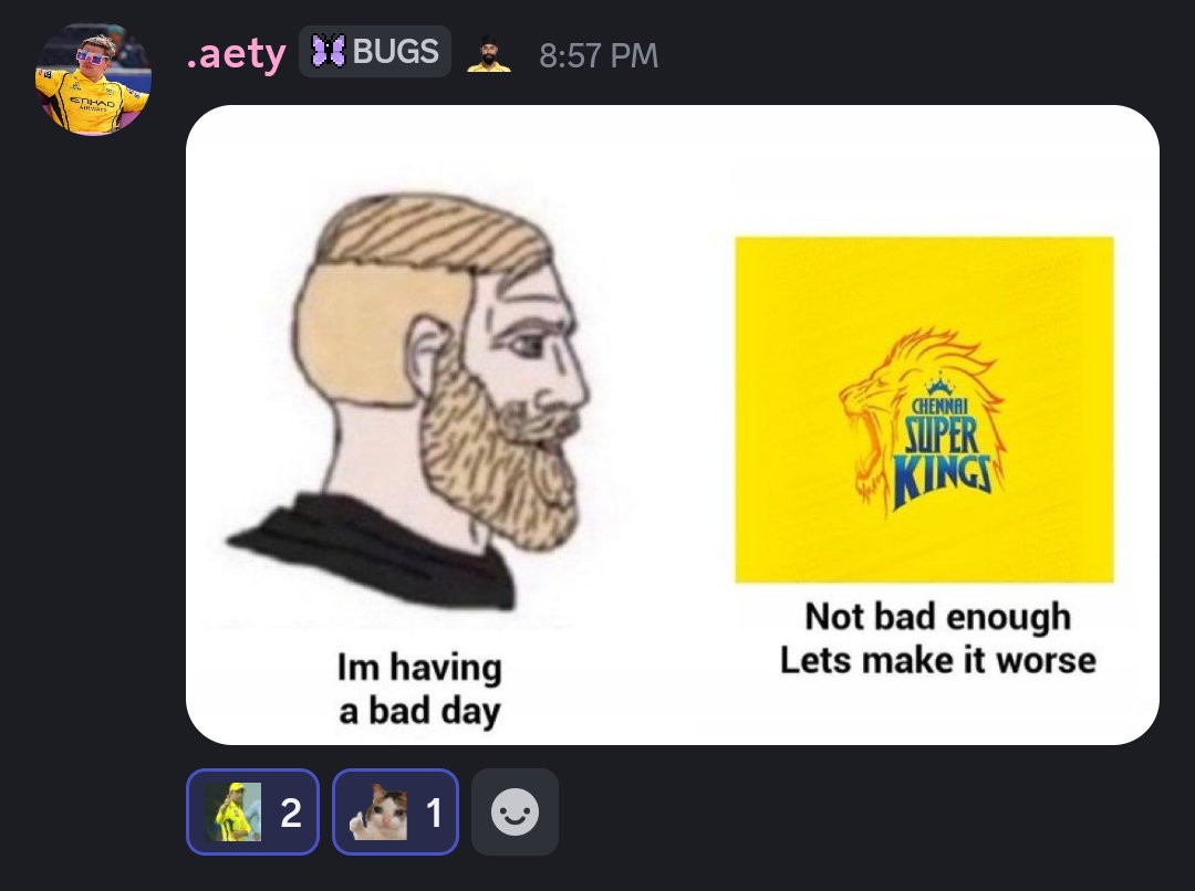 CSK Discord tweet media