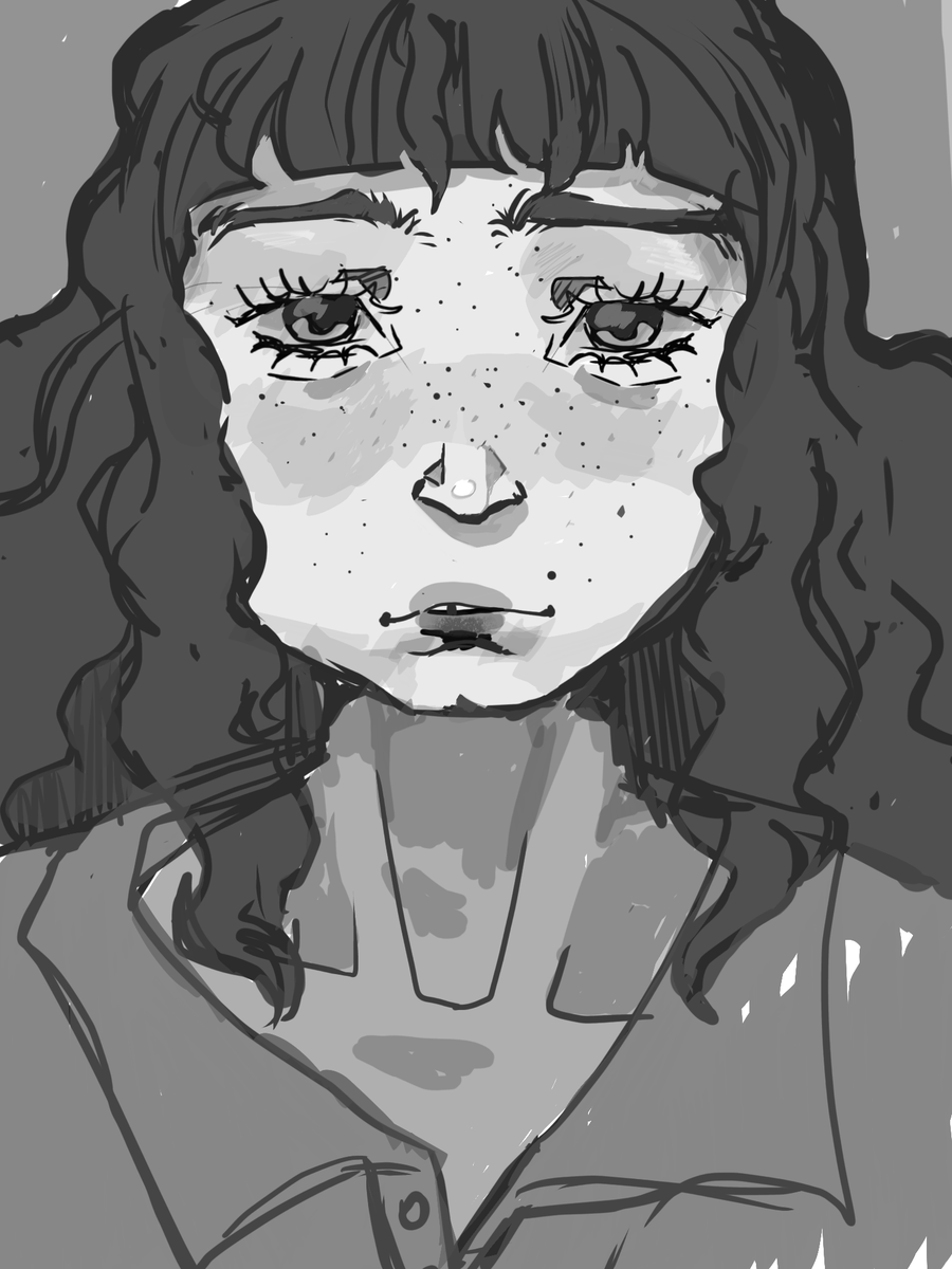 hab ich vor ewigkeiten mal im unterricht gemalt