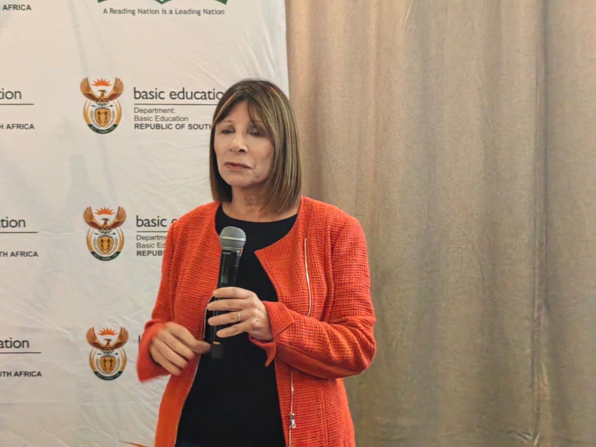 DBE_SA's tweet photo. #NTIP | Mr Ben Lubisi, Deputy Director at the DBE, outlined the NTIP framework for basic education, designed to support learners, teachers, policies, and regional needs. The induction model ensures that every teacher completes a formal degree, engages in a one to two-year induction period, and participates in ongoing professional development, nurturing independent, lifelong-learning educators. Mentorship, peer support, professional growth plans, and training from higher education institutions, unions, and NGOs are all integrated to provide guidance and support from qualification through to retirement.
Prof Veronica McKay, from the University of South Africa (UNISA), shared insights from a recent study reviewing induction, mentoring, professional learning communities, and teacher well-being. She highlighted recommendations for aligning teacher development with SACE standards. Prof McKay discussed the Post-COVID Program Pilot, noting that observing the programme under stress conditions provided valuable insights despite the small sample size. The findings are now guiding improvements as the programme transitions from pilot to full implementation.
She also explained the programme’s two key components, initial teacher education and in-service training, and emphasised the importance of collaboration among universities, the DBE, unions, NGOs, and professional registration bodies. SACE’s role in professional registration and continuous professional development, CPD, remains central to ensuring that teachers receive structured, high-quality support throughout their careers.
#NewTeacherInduction #TeacherSupport #PartnersInEducation #EducationZA #GovZAUpdates