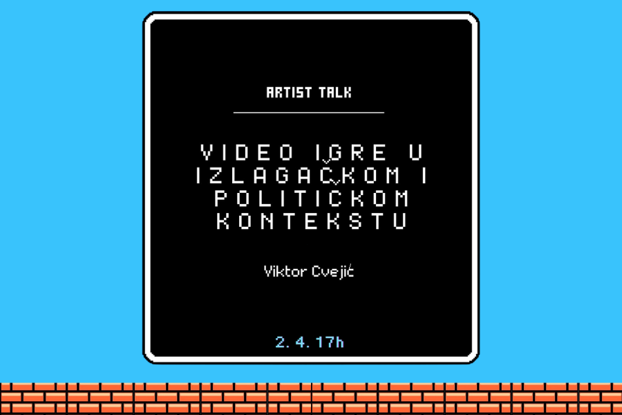 u10artspace's tweet photo. Predavanje Viktora Cvejića:  
„Video igre u izlagačkom i političkom kontekstu”    

🕔Četvrtak, 2. april u 17h    
📍Umetnički prostor U10

👉🏻Pročitajte više ovde: https://t.co/P5tiR5d1Vx https://t.co/m4OPBz95MC