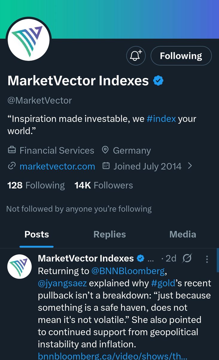 Eleanor_ledgers's tweet photo. π Big step for the #XDCNetwork!
The MVXDC Index is now live on the @TheTerminal, giving institutions real-time access to XDC via @MarketVector. π
Alongside continued progress on the Tectonic Leveraged XDC ETF filings. π
#XDC #MVXDC #Bloomberg #TradeFi #CryptoETF #xrp #Defi https://t.co/fO39Lp4sZO