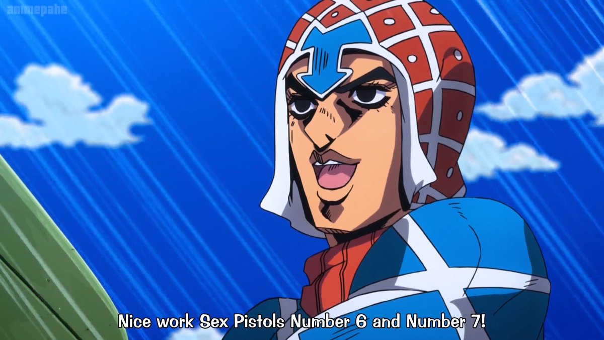 me estoy viendo golden wind y me ha hecho gracia estoy cooked