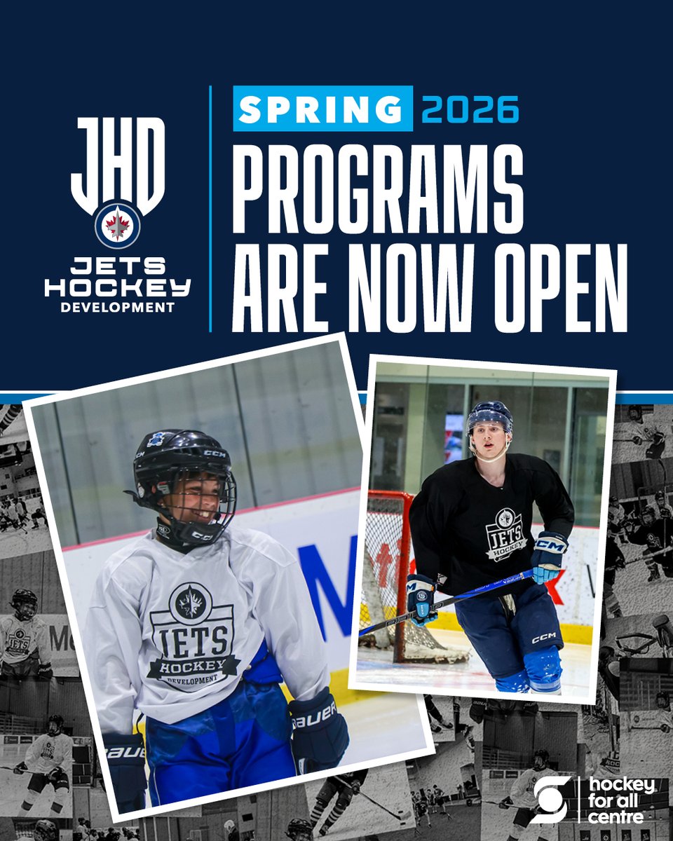 hockeyforallctr's tweet photo. Spring is officially here but it's not too late to register for your programs!

Every age, every skill level, every position.

Hit the link below and filter by season! 🔗 🔽
https://t.co/MrYRjMwlxB https://t.co/Et8Ma23OkY