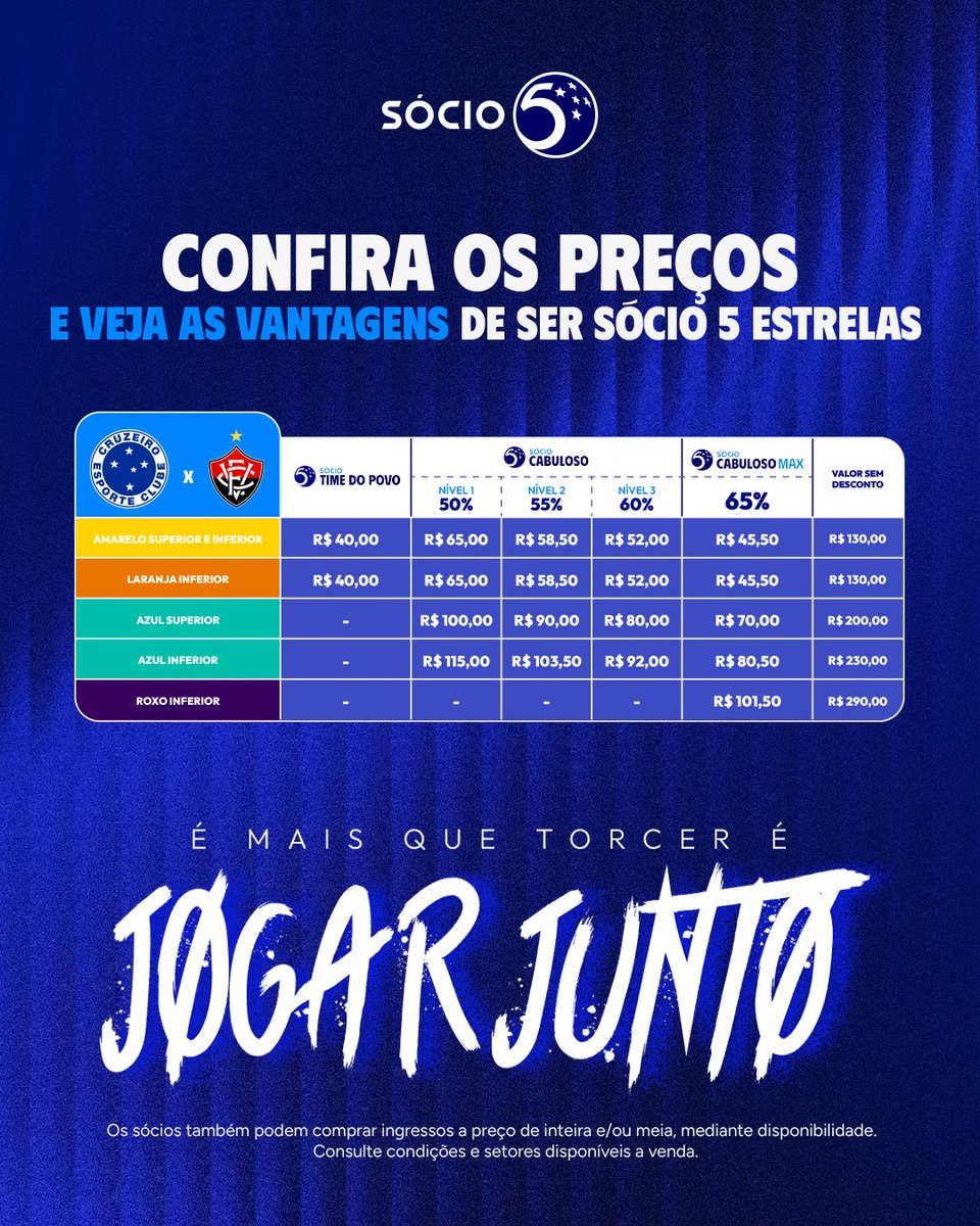 Sócio 5 Estrelas tweet media