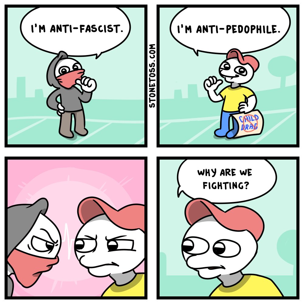 Stone tossers tweet media