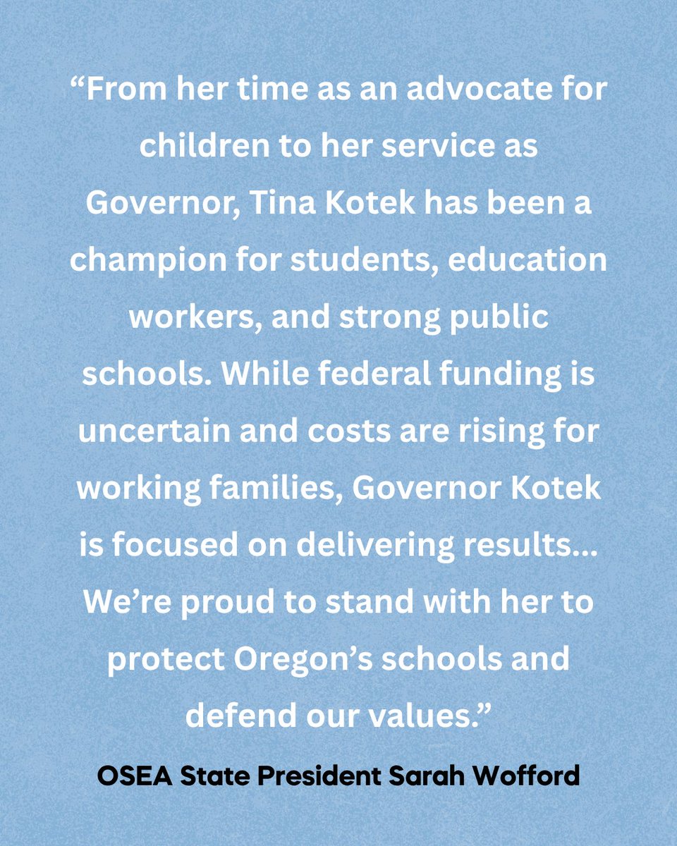 Tina Kotek tweet media