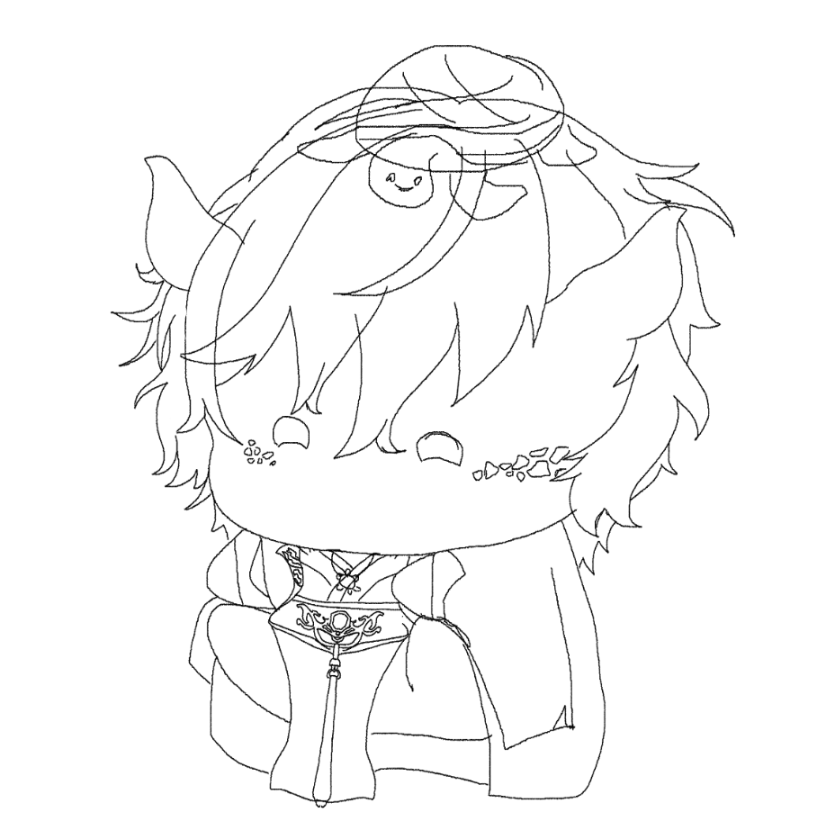 lareynarossea's tweet photo. Next Babi WIP~

I always find it so funny how weird and janky my sketches look since i sketch with a mouse too 🤣

It really is a Trust-the-process kind of thing lmao

 I swear my brain understands the vision, its just that my mouse cant translate it well https://t.co/StqrUevmtM