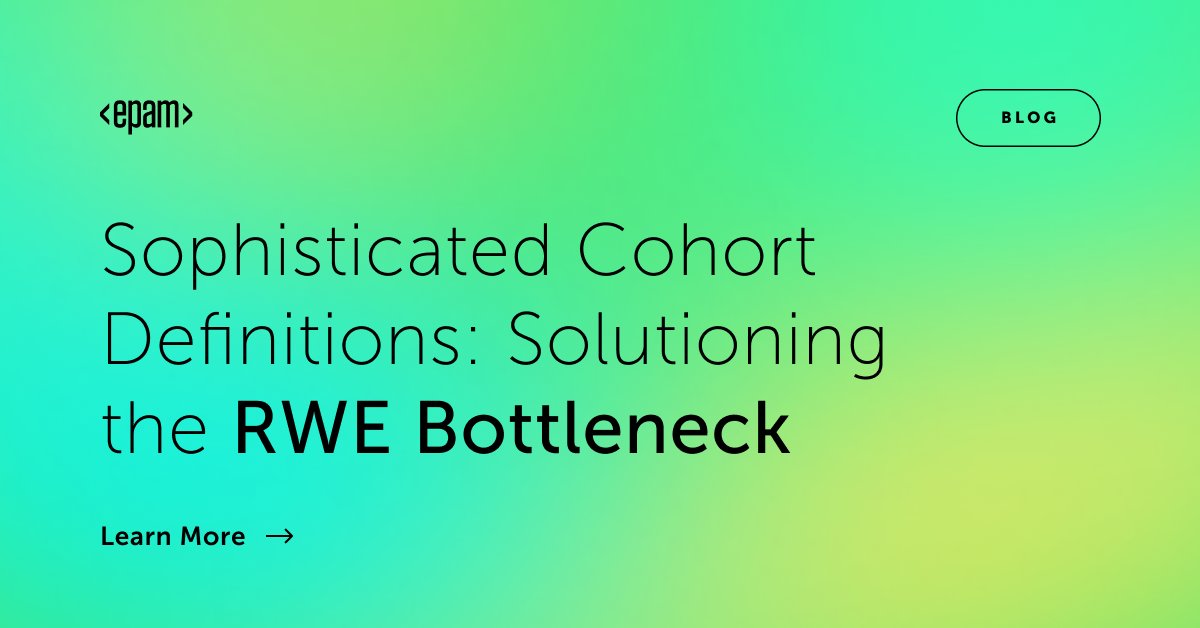 EPAMSystems's tweet image. As #pharma teams work to scale #RWE, reusable phenotype definitions, concept sets and cohort diagnostics can help make evidence generation more systematic, more repeatable and easier to trust across studies. Learn more in our blog: ow.ly/G6z450YzAfn