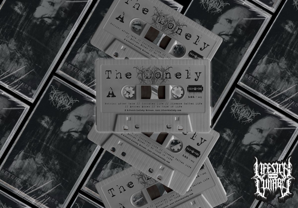 Our next release: April 3rd @ 12PM ET
The Lonely - Beyond The Wounds

🪦Limited Edition SODDEN GRAVE Cassettes /33
✺VIP Ultra Limited HOLLOW SPIRIT Cassettes /19

-Join Our VIP on Bandcamp
-Exclusive access to VIP Cassettes
-10% off all purchases

lifesicklullaby.bandcamp.com