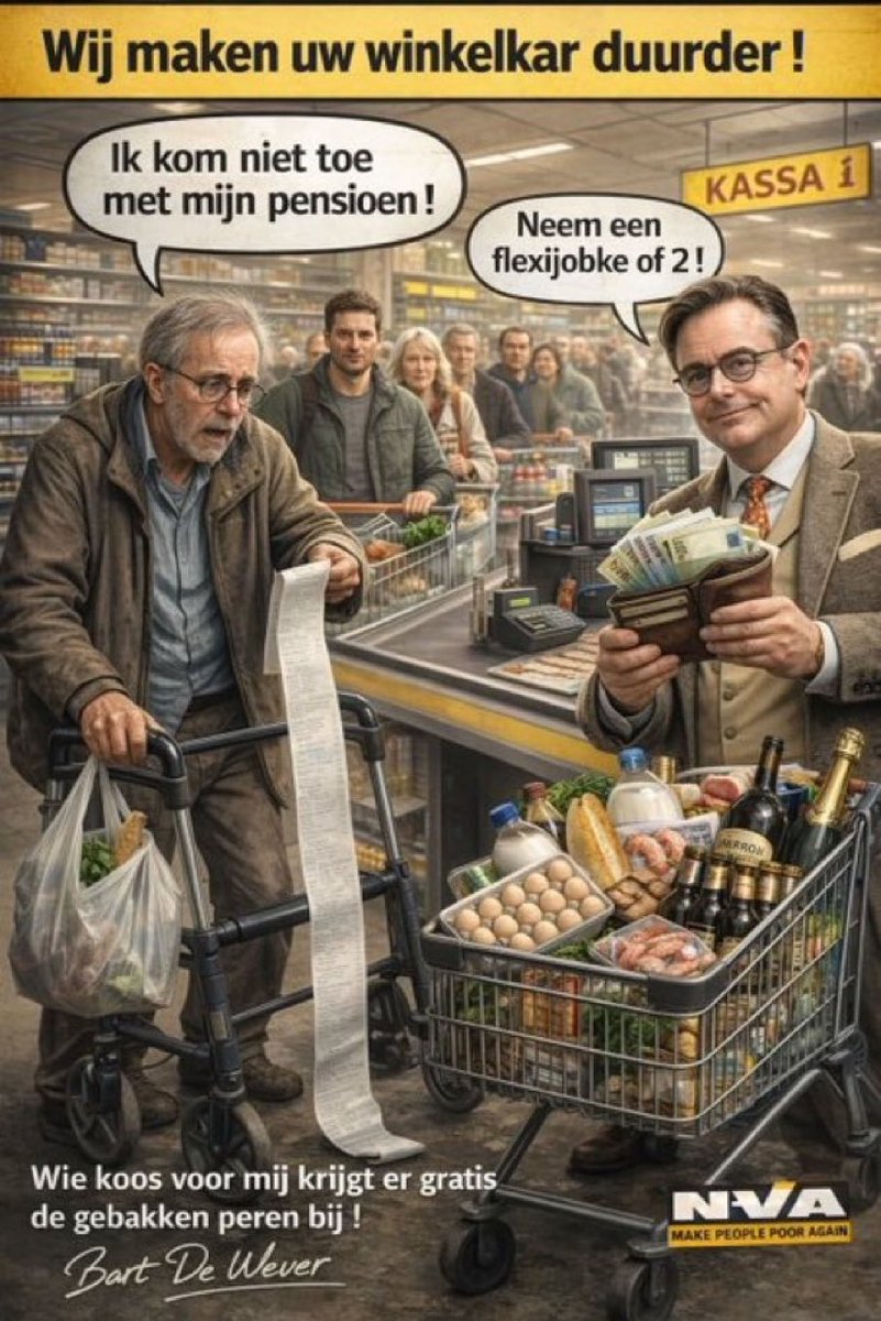 SchettB's tweet photo. De NVA way https://t.co/0e41usuWQn