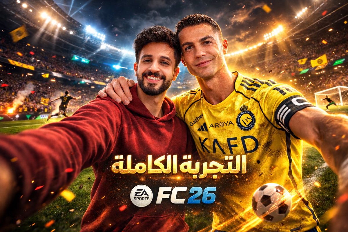 T7TMSS's tweet photo. التجربة الكاملة للعبة #FC26 🎮 

مشاهدة ممتعة .. 📺 

https://t.co/pc5L9f9hSU

شكرًا لابن العم وعم المجال دربحة @Drb7h1 على الظهور الخاص وشكرًا لكل شباب فالكون على ظهورهم وكلامهم الطيب @TeamFalconsGG 💚 

بمناسبة العودة سحب على (500) ﷼ :
- تابعني 
- سو اعادة نشر للتغريدة 
💜💜☝🏻 https://t.co/S1MUHVxy94