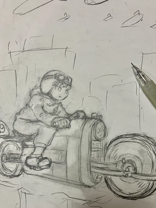 やっと絵を描く気になったので少しずつ始めました♪どうなるか分からないけどとりあえず続きはまた明日!描いていきますぞ〜🖋️✨✨✨ 