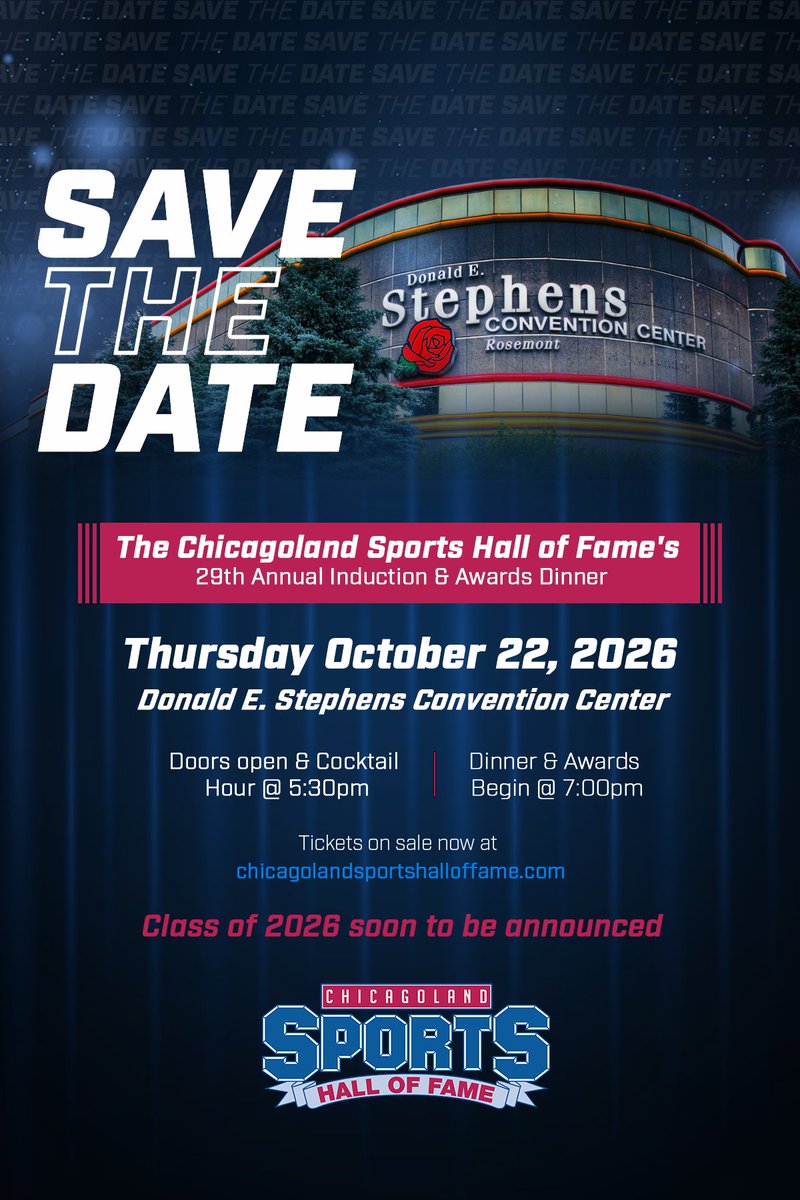 Chicagoland Sports Hall of Fame tweet media
