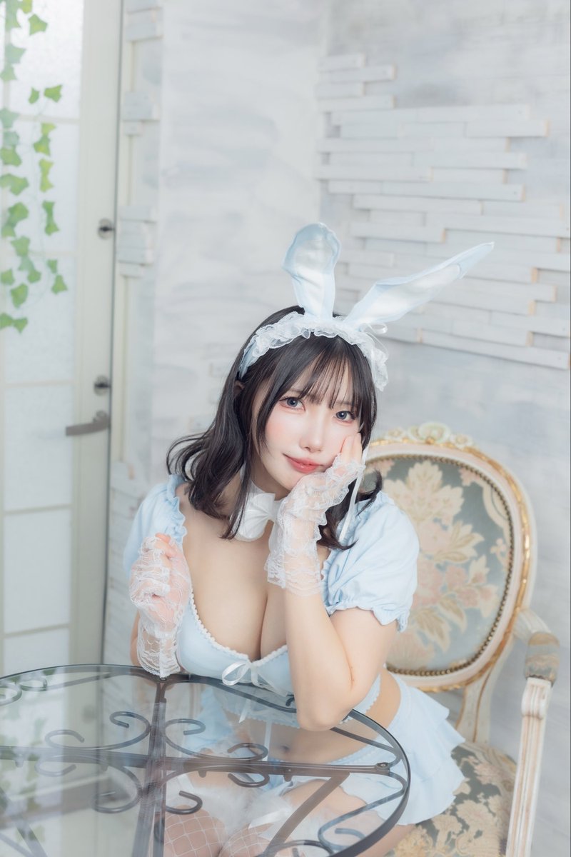 ayasub____'s tweet photo. 🐰🩵 https://t.co/aP8lpoy3Op