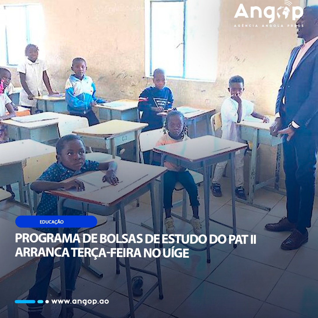 portalangop's tweet image. #Educação
O processo de registo de alunos do primeiro ciclo do ensino secundário para as bolsas de estudo do Programa de Aprendizagens para Todos (PAT II) vai arrancar terça-feira (31), na província do Uíge, soube a ANGOP.

Leia mais: angop.ao/noticias/educa…