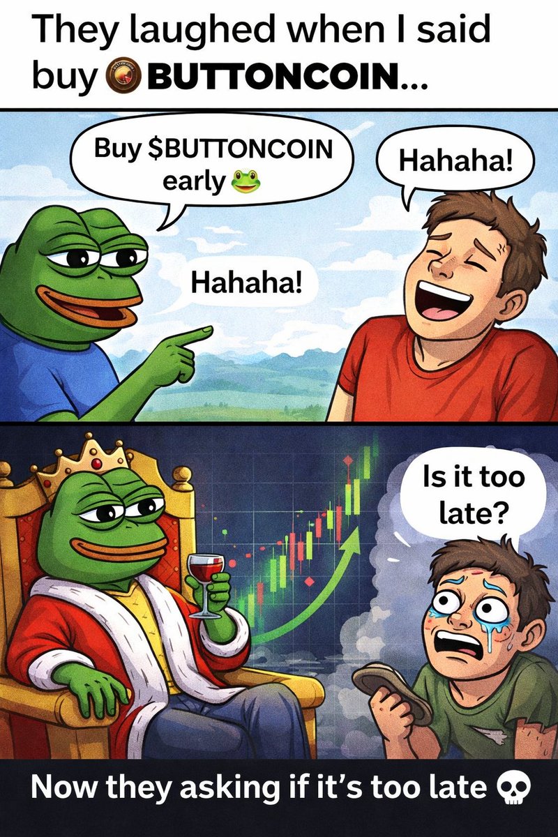 abdulqudus1117's tweet photo. 🚀 $BUTTONCOIN is not just a meme… it’s building a culture
From strong tokenomics to community-driven energy, this project actually understands what makes memes go viral.
#ButtoncoinMeme
@ButtonCoinSol https://t.co/hxcjwpZQ3p