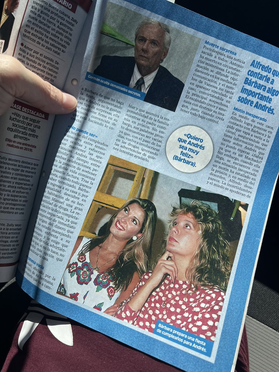 NUEVA #RevistaTelenovela Nº1721 (30.3.2026)

✨ Coleccionable: Déjate querer! <a href="/catherine_fulop/">Catherine Fulop</a> 🇻🇪
Inauguró la revista el 30/04/1993… y 30 años después sigue siendo portada 👑

✔️ Juegos de novela
✔️ Resúmenes
✔️ Y más

📖 Revive su historia en este número especial.<a href="/Pilar_Manzr/">Pilar Martinez Manzanares</a>