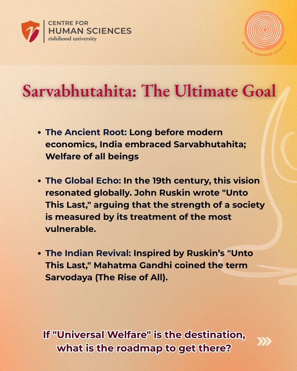 Center for Human Sciences | Rishihood University tweet media