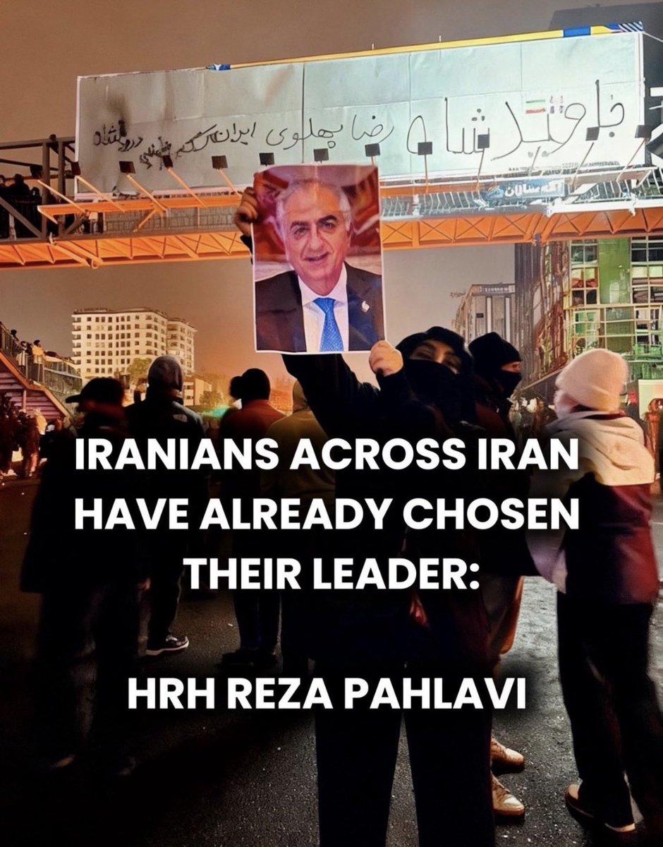 CRYPTO4SONS's tweet photo. @BarronTNews_ Just #KingRezaPahlaviForIran
80 million PERSIAN just hanging for #REGIMCHANGE & NEW leadership of KING REZA PAHLAVI.
WE ARE PERSIAN NATION, NOT MUSLIM
🫡🇺🇸
🫡 @POTUS https://t.co/pNOwJ9LI2A