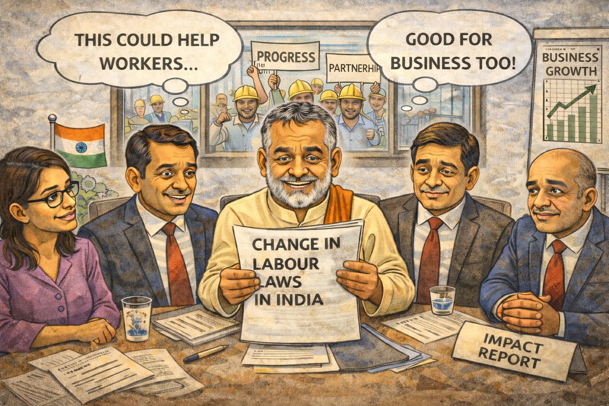 jaypee4u's tweet photo. Board Brief: India’s New Labour Codes Reshape Cost Structures, Compress Margins, Expand Social Security, and Demand Strategic Workforce Reconfiguration to Balance Compliance Efficiency with Long-Term Financial Sustainability https://t.co/W7qRjZRBCo https://t.co/PMBta6m7vO