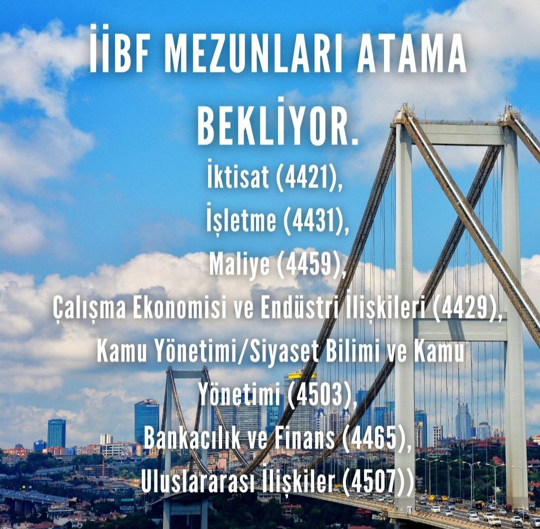 feyza_1307's tweet photo. @kadircokcetin06 @milliparklar Personel alımlarında İİBF mezunları arasında ayrım yapılmamalı, Uluslararası İlişkiler ve Bankacılık ve Finans de dahil edilmelidir.
@muhiddinsahinn @AhmetGumen @bekirgizligider @akadirpolat1 @ahmtbgc @Seyfullahaslntk @pebaysa @kadircokcetin06 @tarimormanpgm https://t.co/c1NU1rKToA