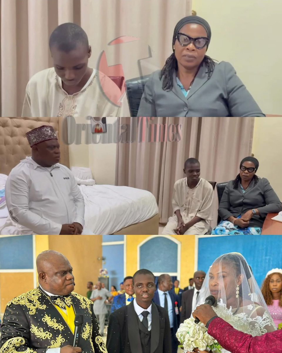 LASTBORNO1's tweet photo. JUST IN: “I Am Not A Virgin, I Am A Mother Of Three. My Husband Is Late" — Woman Who Accepted To Marry OPM Founder, Apostle Chibuzor Chinyere’s Autistic Son, Aboy, Confesses Hours After Claiming She Was ‘Undefiled’ And Had Rejected Several Suitors In The Past

😝 https://t.co/jPTzrJFvXl