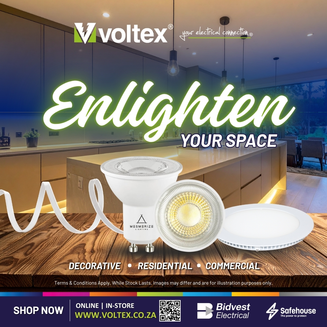 voltexsa's tweet image. Enlighten your space ✨

From decorative to residential and commercial lighting, find the perfect solution at Voltex. Reliable, efficient and built to perform.

Shop lighting today: voltex.co.za/category/light…

#Voltex_sa #LightingSolutions #LEDLighting #YourElectricalConnection