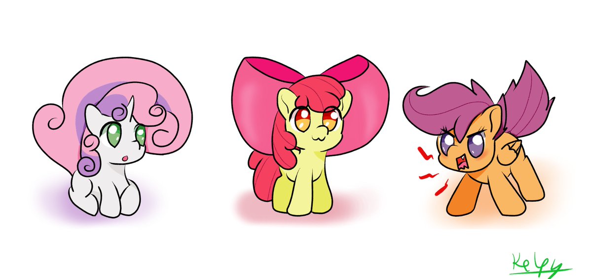 kelpy_eepy's tweet photo. They are certainly a crusaders of cuties  ̶m̶a̶r̶k̶
#mlp #cmc https://t.co/Gi6F8rqvNm