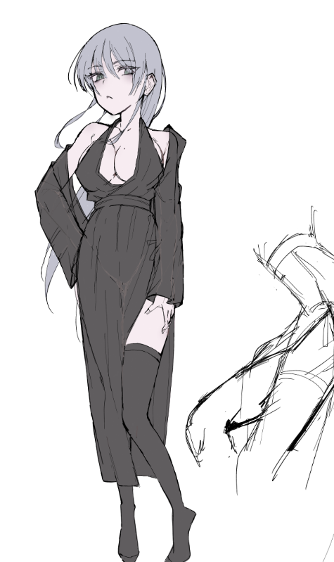 たぶんネグリジェなので白にするけど、黒も良いので 